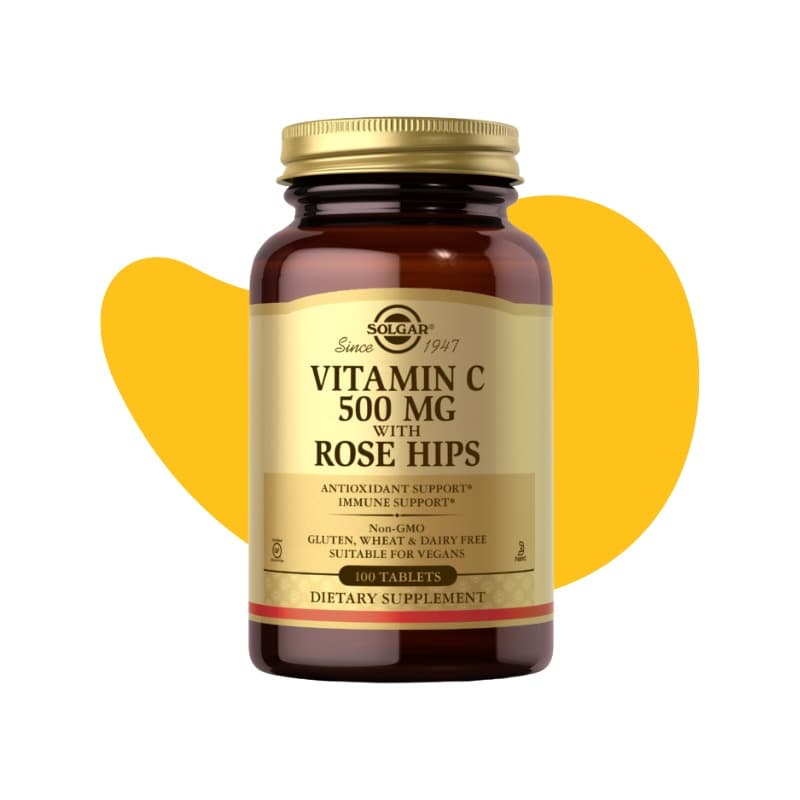 Vitamin C 500mg with Rose Hips